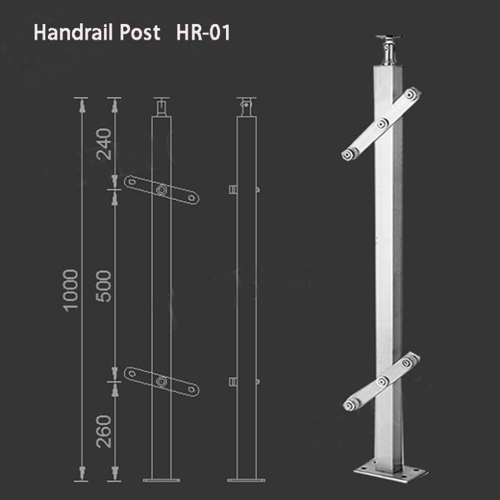 ราวบันไดแก้ว